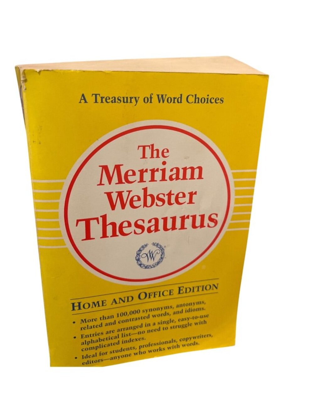 The Merriam-Webster Thesaurus by Inc. Staff Merriam-Webster (1991, Paperback)
